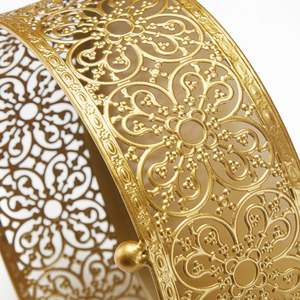 แท่นวางเค้กโลหะสำหรับตกแต่งที่แข็งแรงและสวยงามสำหรับงานกิจกรรมทนทานต่อรอยขีดข่วนทำความสะอาดง่ายและเหมาะสำหรับการจัดแสดงขนมหวาน - Product Image 6