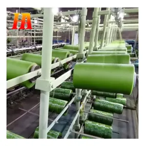 Artifical grass Lawn width from 2m to 4m full sets of Plastic Artificial Grass Turf Mat Production Line