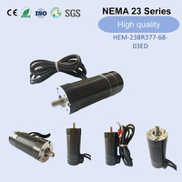 HEMM Nema 23 Bürstenloser Gleichstrommotor 68V 377W 8000 U/min 3-Phasen-BLDC-Motor mit 500P/R Encoder für Automatisierung