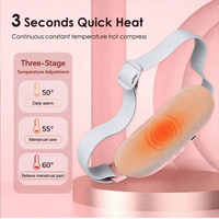 Elektrischer Menstruations-Heizgürtel für Frauen Verstellbarer Taillen-Vibrationsmassager mit Eingebauten Batterien Fördert die Durchblutung