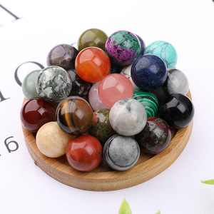 Vente en gros de boules sphériques de pierres précieuses naturelles polies de 2.0 cm boule de roches de cristal de guérison <span class=keywords><strong>collection</strong></span> minérale et cadeaux de décoration intérieure - Product Image 2