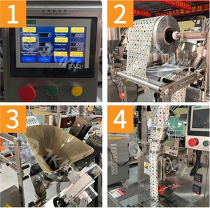 Machine d'emballage verticale automatique et durable pour riz et aliments en bois, avec moteur haute vitesse, pour sacs – Fournisseur - Product Image 3
