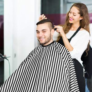 Capa de Peluquería Profesional con Logotipo Personalizado, Impermeable, de Poliéster, con Cintura Ajustable, Múltiples Estilos - Product Image 6