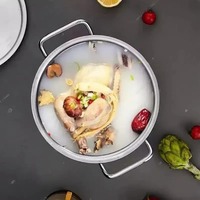 Exportation vers l'Afrique : Ensemble de 7 ustensiles de cuisine en aluminium avec marmite, design minimaliste moderne, compatible avec les cuisinières à gaz