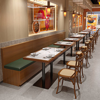 Chaise de restaurant en bois massif de style sud-est asiatique pour usage commercial dans les hôtels, cafés et salons de thé