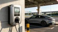 Alta potencia 7kw-22kw DC EV cargador Vertical nueva energía coche carga pila OCPP1.6J aplicación pago código QR/tarjeta de deslizamiento de escaneo características