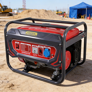 Groupe électrogène portable à essence haute performance 3,5 kW, 50/60 Hz, démarrage par lanceur, nouvelle conception, gamme complète, pour usage extérieur, 220 V CA - Vente chaude - Product Image 1