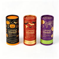 Boîte ronde en carton rigide pour Halloween, idéale pour les bonbons à la citrouille, le chocolat, emballage personnalisé avec logo, prix d'usine