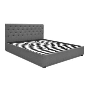 Mobilier de chambre à coucher au design moderne Cadre de <span class=keywords><strong>lit</strong></span> Queen Size Grossiste <span class=keywords><strong>Rangement</strong></span> en cuir rembourré souple au design rotatif pour usage domestique - Product Image 6
