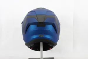 Helm sepeda motor Dual Visor Modular, helm wajah penuh untuk dewasa, sepeda motor, sepeda jalanan, helm balap