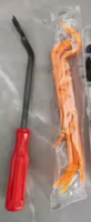 Outils en plastique pour attaches automobiles, assortiment de cinq outils
