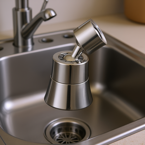 Adaptador de latón para rociador de 5 chorros, giratorio 360 grados, aireador para grifo de cocina, modelo D0100X32URT - Product Image 2