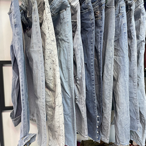 Direct usine denim jean blanc seconde main hiver mode design bas prix pour <span class=keywords><strong>stock</strong></span> de gros - Product Image 6