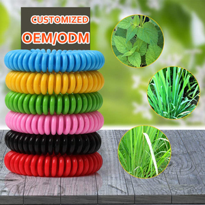 Pulsera de EVA ajustable, bobina de <span class=keywords><strong>citronela</strong></span> de doble Color, repelente de mosquitos, accesorio de estado sólido - Product Image 1