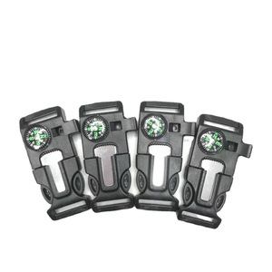 Compass Buckle 61mmx25mm Plastic Outdoor Camping Pointing Guide - Product Image 1