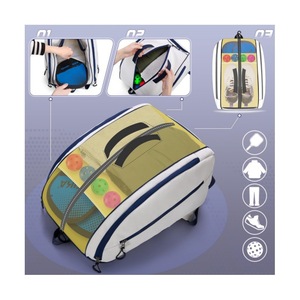 Nouveau Sac à Dos de Sport Unisexe pour Tennis et Pickleball – Rangement de Raquettes, Polyester Imperméable, Respirant, Léger et Pratique - Product Image 4