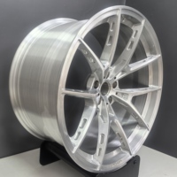 Jantes concaves de style M Sport 863m, 19, 20, 21 pouces, en alliage forgé brossé, 5x112 pour BMW M5 F90 M8 F91 F92 F93