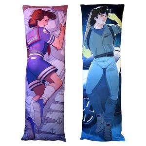 Dakimakura — oreiller traversin personnalisé, coussin traversin et canapé, matière à 2 voies, animé, - Product Image 3