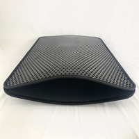 Tapis de litière pour chat en EVA en gros, spécial double couche, antidérapant, résistant à l'usure, anti-débordement, sans poussière, accessoire pour litières pour chat