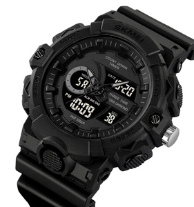 Transparente hombres <span class=keywords><strong>s</strong></span> luminoso impermeable 50m muñeca pareja reloj de cuarzo relojes digitales deporte <span class=keywords><strong>SKMEI</strong></span> 2225 corriendo - Product Image 5