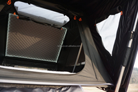 Tente de toit rigide hybride Remaco Overland à ouverture latérale en aluminium pour 4 personnes, structure Pro X robuste, pliable