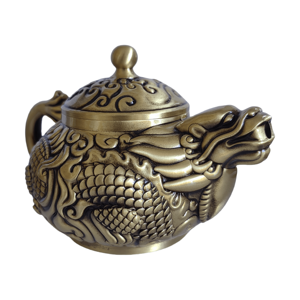 Teiera di drago <span class=keywords><strong>cinese</strong></span> in rame Vintage una decorazione creativa per la casa e l'ufficio - Product Image 1