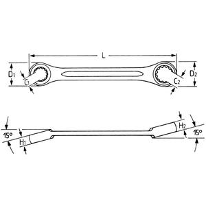 Heyco ประแจแหวน00497111380วงแหวน - Product Image 2
