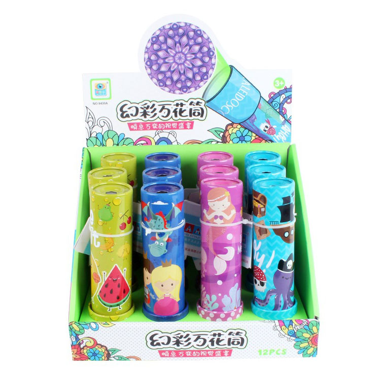 Классические игрушки железный лист калейдоскоп на заказ Волшебная призма для забавных детей калейдоскоп