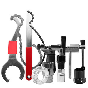 Kit d'outils de réparation de vélo Cassette Remover Wrench Chain Breaker Crank Puller Extractor Spoke Bottom Bracket Freewheel Tool - Product Image 1