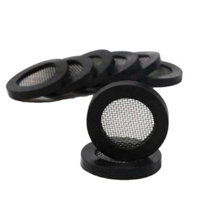 Filtre à liquide en acier inoxydable 304 à mailles carrées avec anneau en caoutchouc pour tuyau de 1 à 2 pouces, pour moteur de nettoyeur haute pression, écologique - Product Image 3