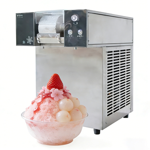 Máquina de hielo en escamas con material antibacteriano para tiendas preocupadas por la salud, bares de postres orgánicos, certificada según los estándares de seguridad alimentaria. - Product Image 1