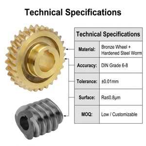 Custom <strong>Worms</strong> <strong>Gears</strong> <strong>Worm</strong> <strong>Gear</strong> <strong>Worm</strong> <strong>Gears</strong> - Product Image 4