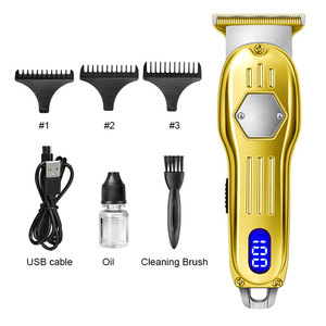 BES-9516 All Metal Sans Fil <span class=keywords><strong>Tondeuse</strong></span> 0mm Écart Nul Chauve Cheveux Clipper Avec LED <span class=keywords><strong>Batterie</strong></span> Affichage de L'état - Product Image 6