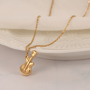 Collana con Pendente Fleur De <span class=keywords><strong>Lys</strong></span> in Acciaio Inossidabile Personalizzata Placcata Oro 18k - Product Image 3