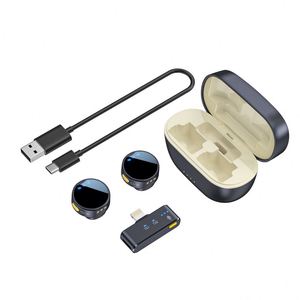 Lavalier <b>Wireless</b> <b>Microphone</b> Professional-grade Live Streaming Recording Device with Noise Reduction for Short Video Production - Product Image 1