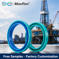 MF Maßgefertigter Hochdruck Säure-Alkali-Resistenter Hydraulischer Y-förmiger Dichtungsring Kolben-Öldichtung 90 Shore Härte Feder Blau STO