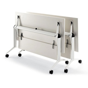 Free Samples Modern <b>Foldable</b> Aluminum Commercial Office Table for School & Hospital Use Eco-Friendly Design - Product Image 1
