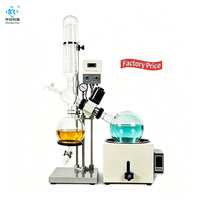 Évaporateur Rotatif Électrique Compact et Grande Capacité 5L, Distillateur Sous Vide Rotovap pour la Cristallisation d'Huiles Essentielles