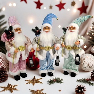 Nouvelle figurine de Père Noël debout, adorable décoration de Noël pour fenêtre, cadeau de fêtes - Product Image 2