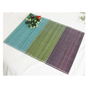 Eco-friendly Vietnam Folk Art Bamboo Cotton Thread Table Place <b>Mat</b> Customizable Size & Color Assorted Three Colors for Meals - Product Image 5