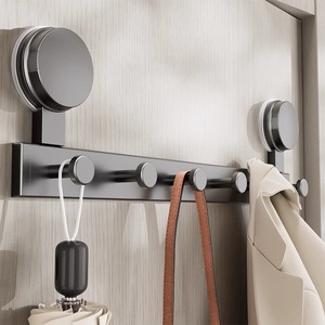 Suction Cup <b>Hook</b> <b>Wall</b> Mounted Round Easy Install <b>For</b> Coat Rack Entryway Storage - Product Image 5