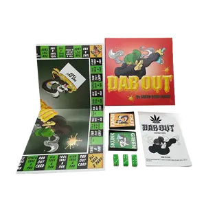 हिसेरेट ने प्रो-ओएम प्रिंटिंग ट्रैवल गेम बोर्ड डाइस पेय कार्ड गेम बॉक्स बॉडगेम वयस्क कस्टम प्ले मजेदार बोर्ड गेम