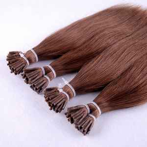 Extensions capillaires I-Tip 100 % naturelles en gros, extensions de cheveux vierges Remy, double épaisseur, lisses, en cheveux humains - Product Image 1