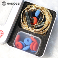 Câble coaxial 8 brins pour casque, câble de mise à niveau pour écouteurs filaires, combinaison épaissie plaquée argent pour haut-parleurs/moniteurs
