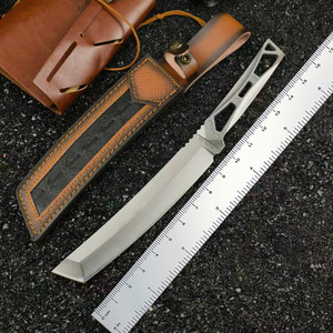 Épée de samouraï japonaise à lame droite, à manche creux et à bords froids, personnalisée, en acier inoxydable, couteau multifonctionnel - Product Image 6