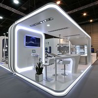 Stand de Exhibición Modular Personalizado MEGA Moderno para Eventos y Ferias Comerciales