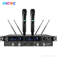 Système de microphone de scène sans fil 200 canaux ULXD 2 KSM8 pour le karaoké et la performance musicale