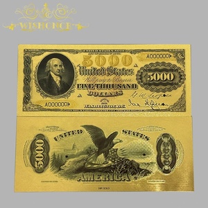 Neue 36 Arten Amerikanische Dollar-Banknoten in 24K Goldplattierung mit Patriotischem Thema und Rechteckiger Form für Sammler - Product Image 5