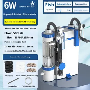 Filtro Esterno 3-in-1 per Acquario, Filtro Canister Ultra-Silenzioso per Vasche di Pesci e Carpe Koi, Macchina Raccogli Rifiuti - Product Image 6