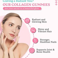 Gummies beauté multi-collagène + biotine avec collagène hydrolysé types I, II, III, V et X, kératine et vitamines pour adultes